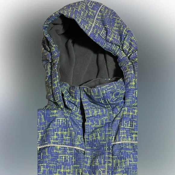 ICEBURG | 3T | Toddler | boys/girls | Winter Coat | Blue Greenish yellow - Picture 4 of 7